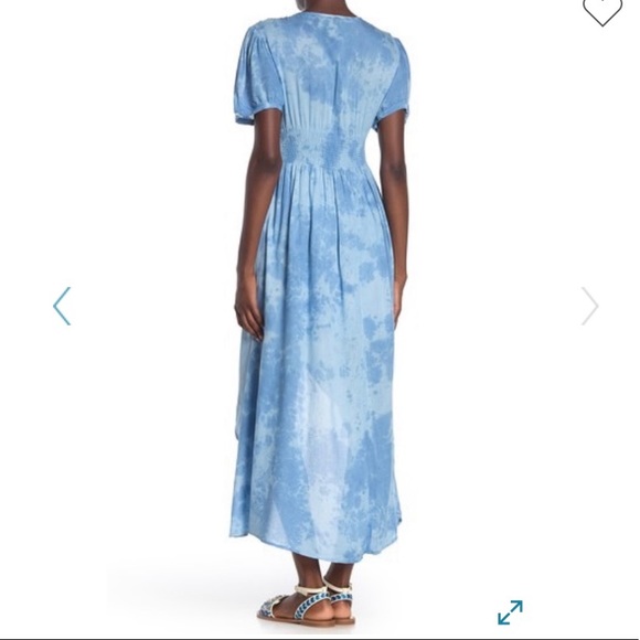 Tie-dye High Low Dress - Picture 2 of 6